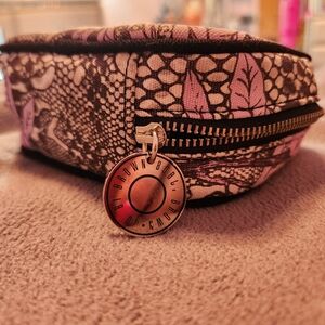 Bobbi Brown floral makeup bag